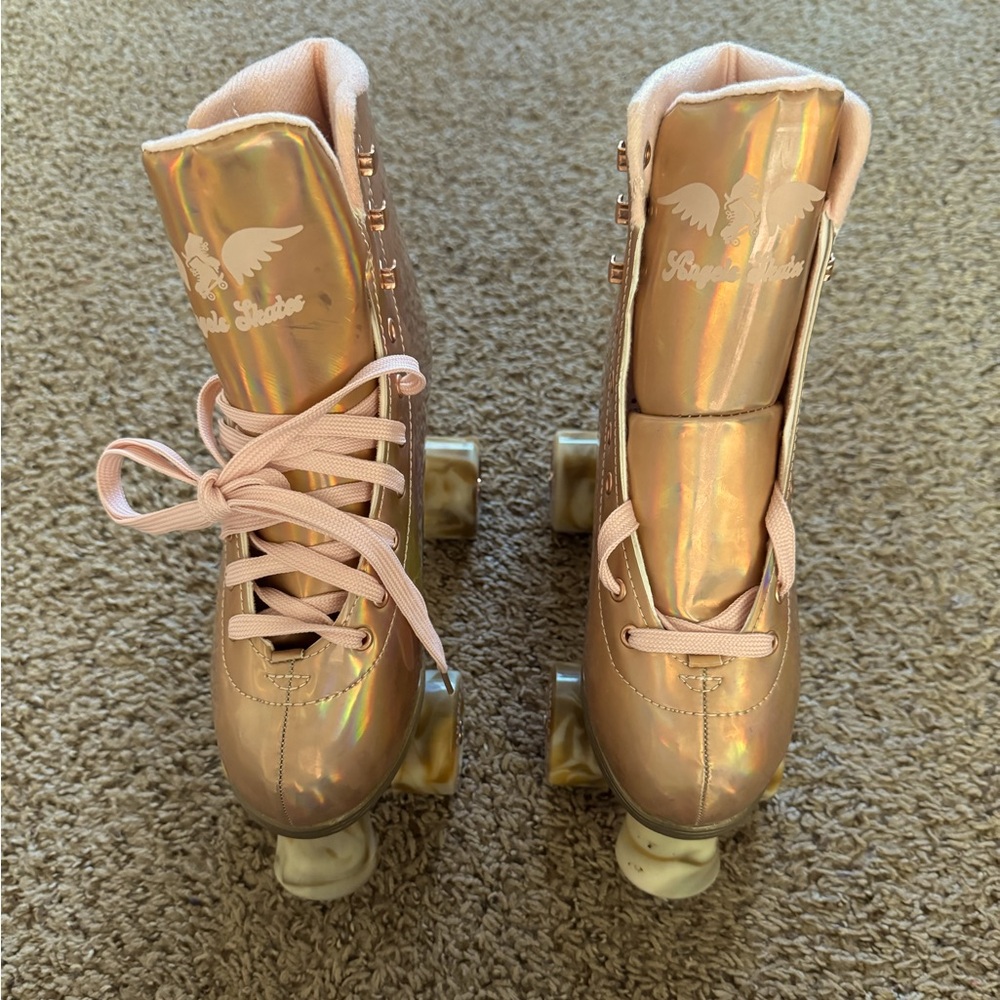 Holographic Roller Skates